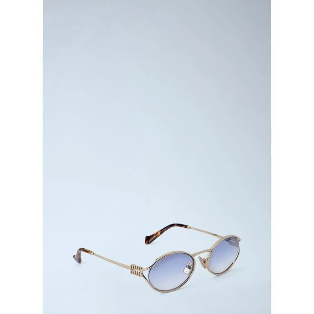 Miu Miu Men Mu 52Ys Oval Sunglasses - Picture 2 of 7